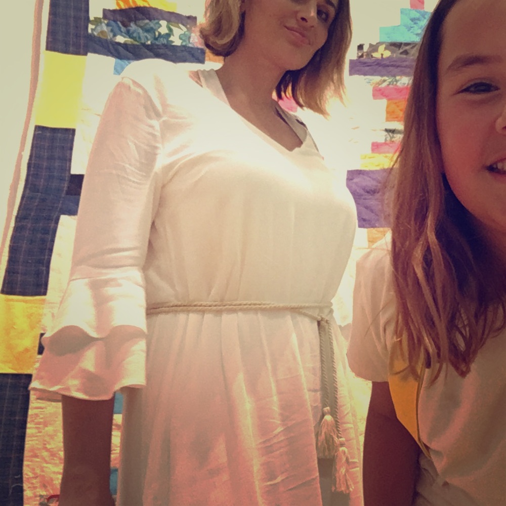 White dress